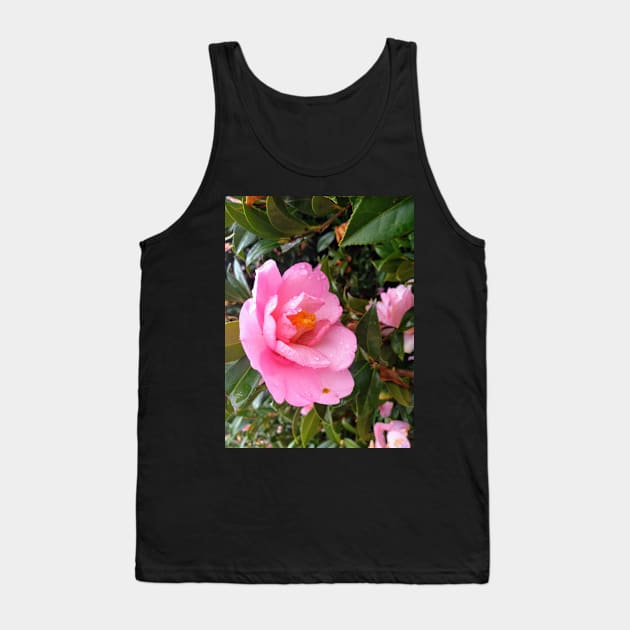 Pink Flower Tank Top by Sophprano